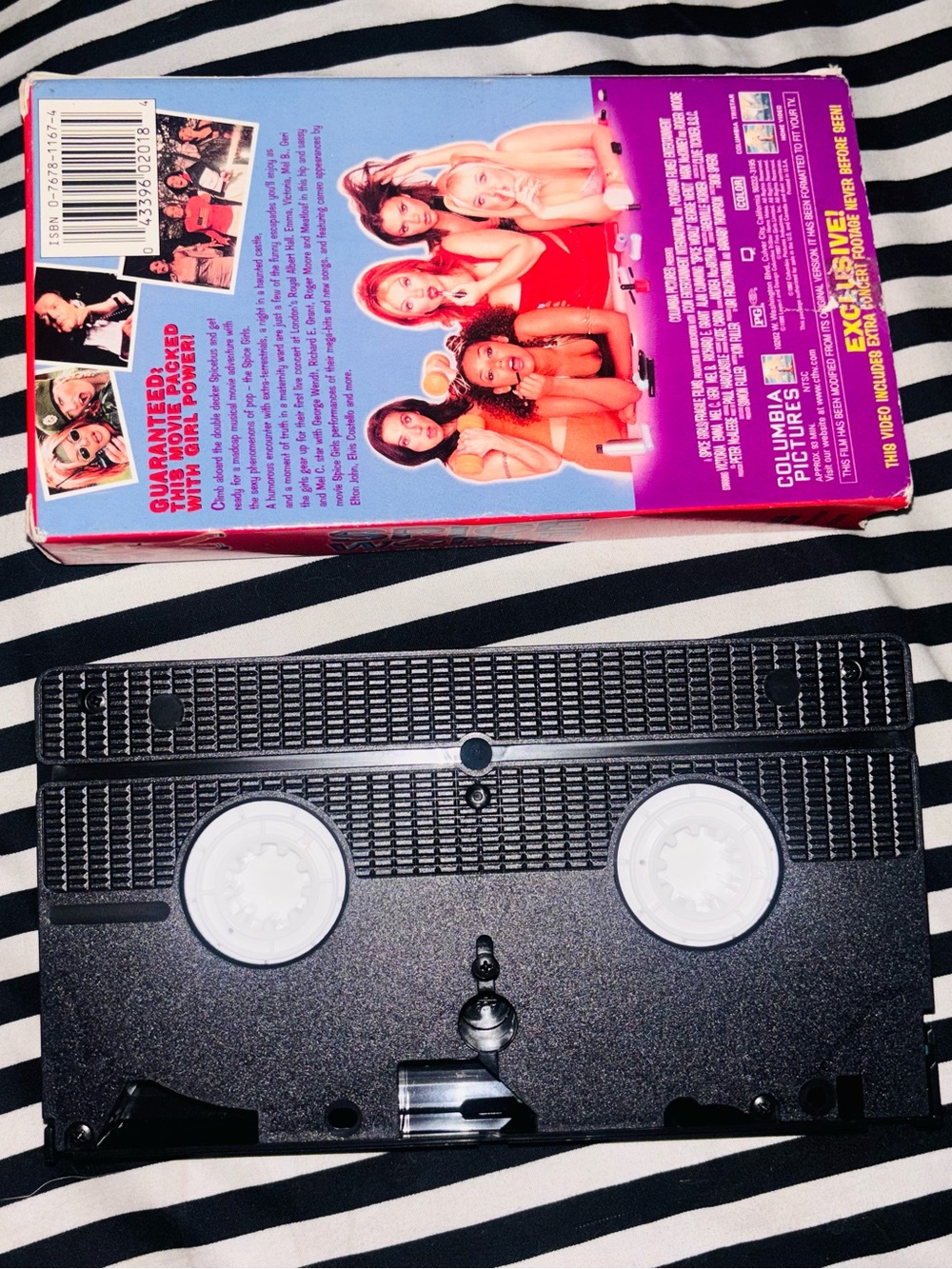 SPICE WORLD VTG 90s VHS Spice Girls Movie 💗 like new,music, funny, pop, British - Picture 2 of 5